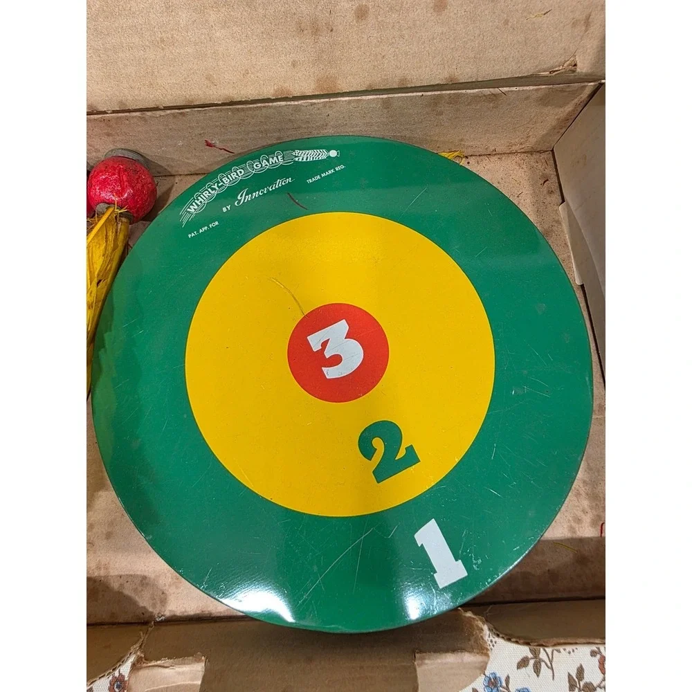 Vintage Whirly Bird Game The Original Innovation Toss Dart Game‎ 100% Safety